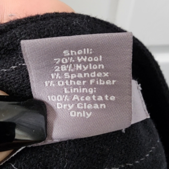 Ann Taylor Capri Length Wool Blend Pants Size 6 - Picture 6 of 7